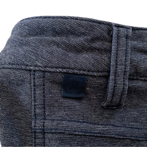 Lululemon ABC Pant Classic *Tech Canvas Heathered Deep Navy Size 38 - Picture 4 of 5